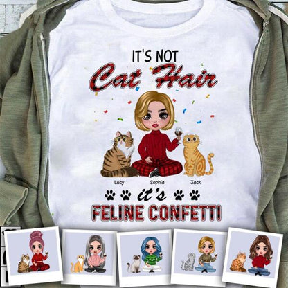 It's Not Dog Hair It's Canine Confetti Personalized T-shirt TS-NB871